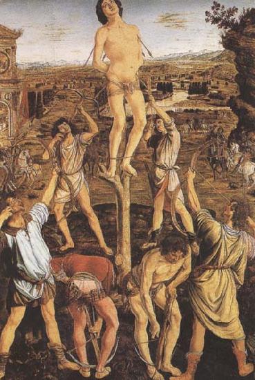 Sandro Botticelli Antonio and Piero del Pollaiolo Martyrdom or St Sebastian oil painting picture